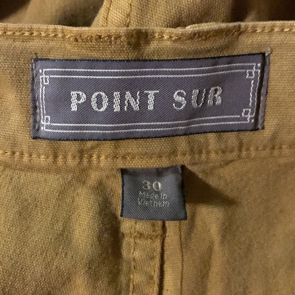 J. CREW POINT SUR Camel Tan Wide Leg High Waist Crop Pants - Picture 6 of 8